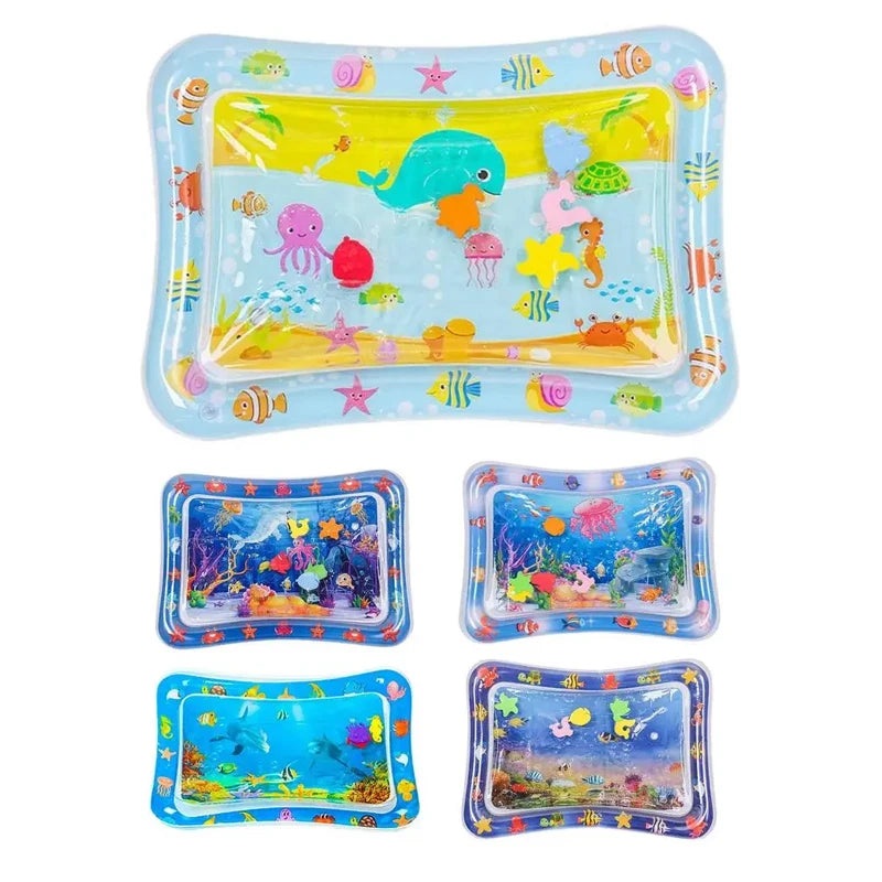 Sensory Cold Cat Game Pad Summer Thick Water Sensory Pet Toy Ocean Theme Cat Sleeping Pad Sensory Baby Prone Pad