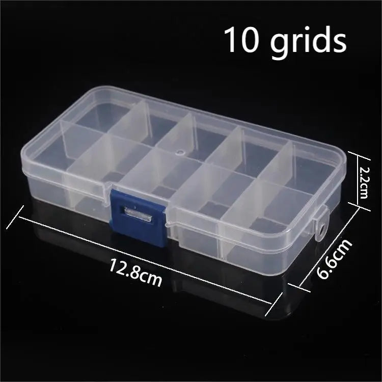 Mini Plastic Rectangular Storage Box Translucent Packing Box Dustproof Durable Strong Jewelry Case Container Home Storage