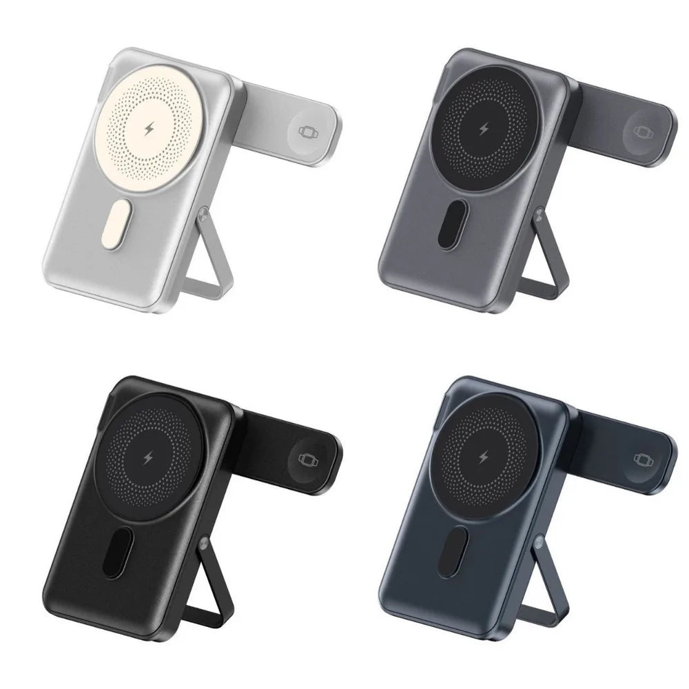 3 in 1 Magnetic Power Bank 22.5W Fast Charging Power Bank 10000mAh Wireless Portable Charger For iPhone 12-17 For AirPods Watch