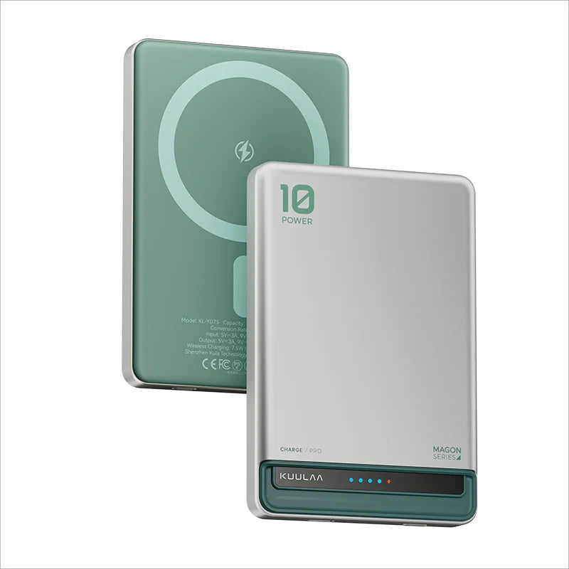 KUULAA 10000Ah Power Bank Magnetic Wireless 20W Fast Charging Portable charger For magsafe For iPhone 17 16 15 Por Max PowerBank