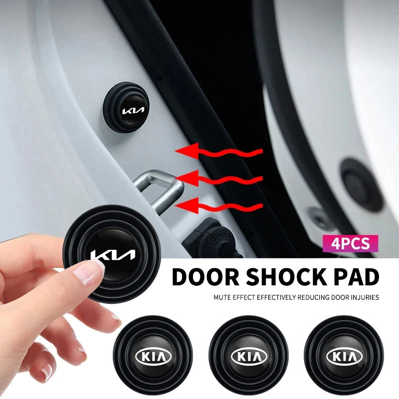 KIA Car Door Anti-shock Pad Anti-noise Buffer Gasket Auto Interior For KIA EV6 Stinger RIO Sorento Picanto Ceed Borrego Syros K4