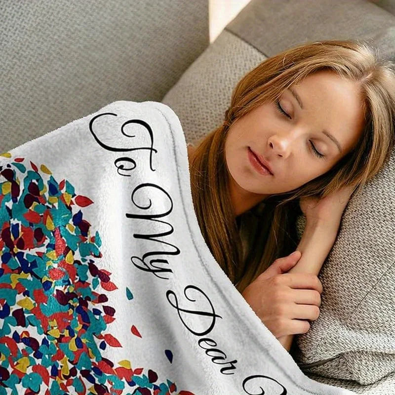[Soft Flannel Mom Blanket] Super Soft Flannel Throw Blanket - Gifts for Mom from Daughter Son - Mom Birthday Gifts