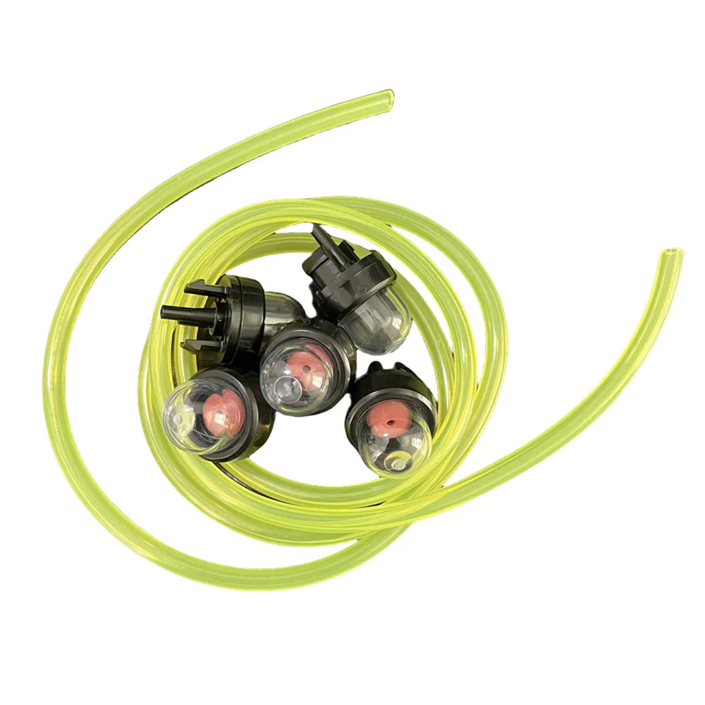 5PCS High Accuracy Primed Bulbs With Fuel Line Carburetor Oil Bubble Fuel Pump Primer For Trimmer Whipper Snipper Chainsaw Parts