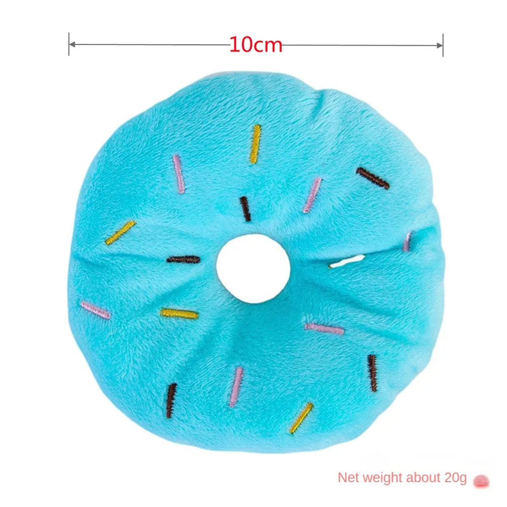 Relieve Stress Puppy Chewing Toys Carefully Crafted Dog Supplies Soft Dog Donuts Plush Pet Dog Toys And Relieve Boredom Dog Toys