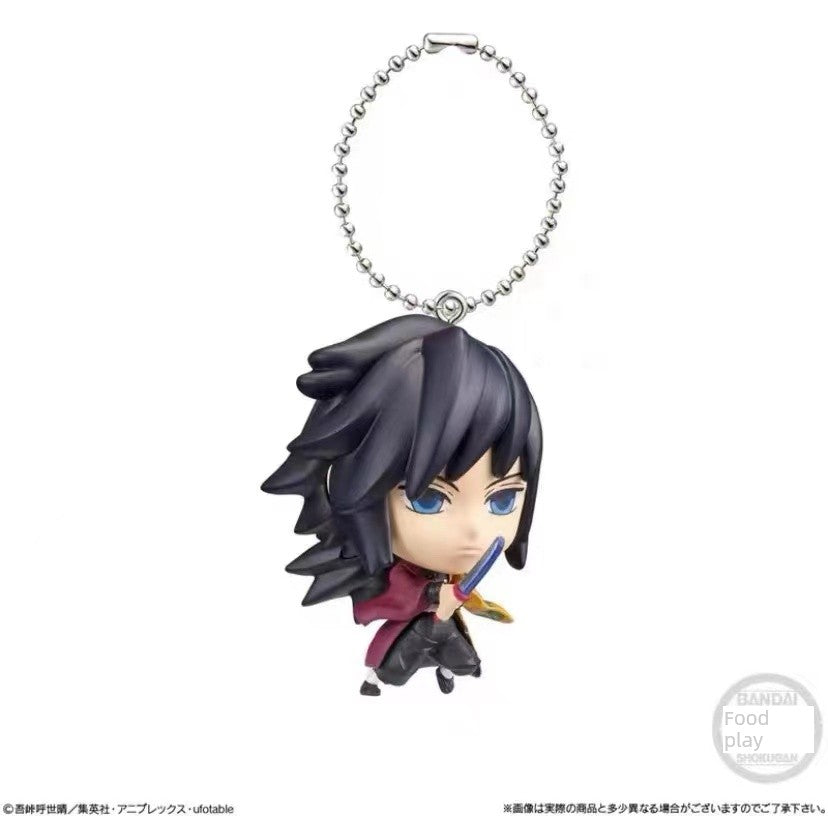 Authentic Bandai Capsule Toy Kimetsu No Yaiba Hanging Pendant Tanjirou My Wife Shan Yi Yi Zhi Zhu Brand New