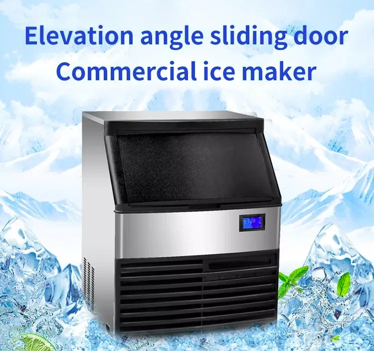 Custom Ice Cube Machine Automatic Ice Maker Machine Industrial Ice Making Machine High Efficiency