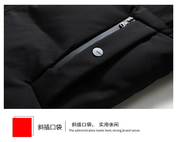Down Jacket Man Long Men's Puffer Jacket Winter Coats For Men Duck Down Jacket Men Parkas Overcoat Padded Cold Clothes Feather
