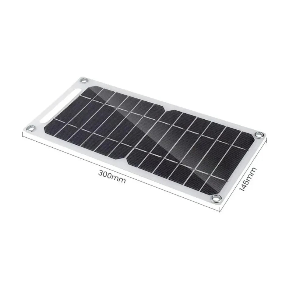 Solar Panel Can be fixed backpack 5-35W USB Waterproof Portable Charger for Outdoor Hiking, Camping, and Mobile Phone Charging