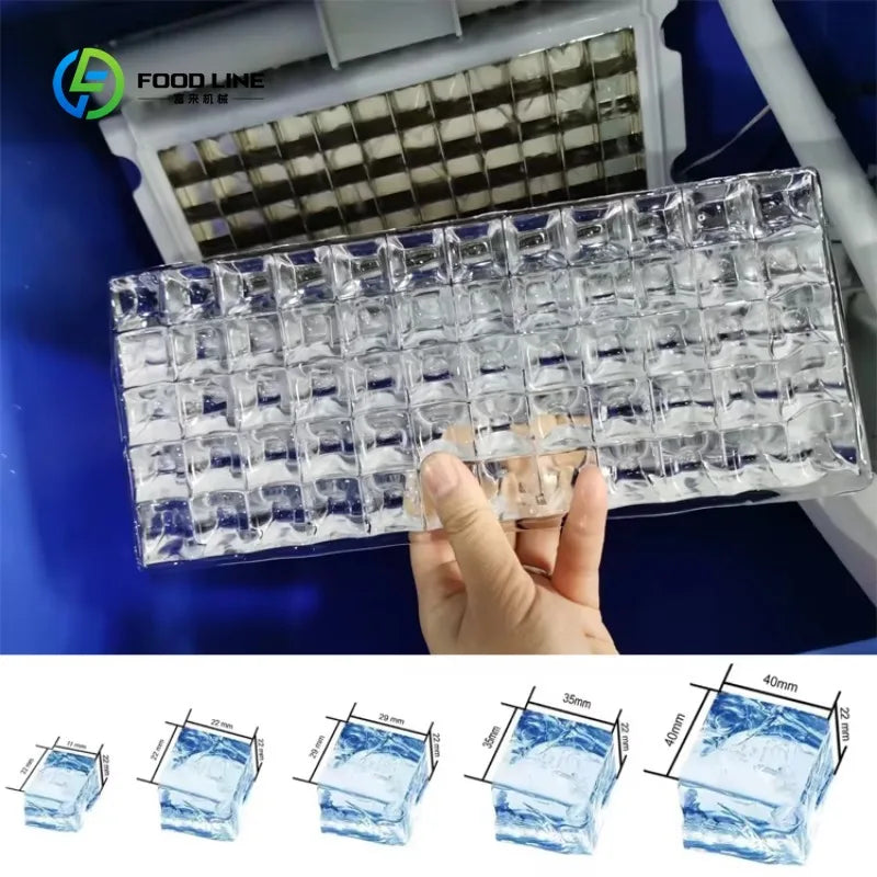 Customized Commercial Ice Machine 1000kg /24h Cube Ice Machine Sold Ice Machines for Use in Bars Hotel Milk Tea Shops