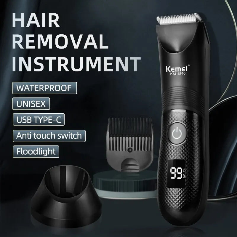 KEMEI Professional Hair Clippers for Men, Professional Barber Clippers and Trimmer Set.