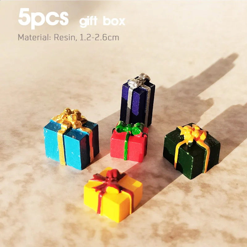 5pcs Miniature Animals Chick Sheep Turtle Puppy Fairy Garden Toy Aquarium Decoration Duck DIY Handicraft Accessories 1-3cm