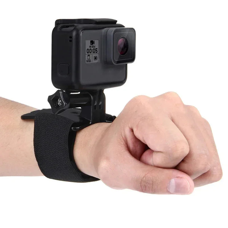 For GoPro Hero 12 Wrist Strap Adjustable Stand Mounting Arm Strap For GoPro Hero 12 11 10 9 8 SJCAM AKASO DJI Action Camera