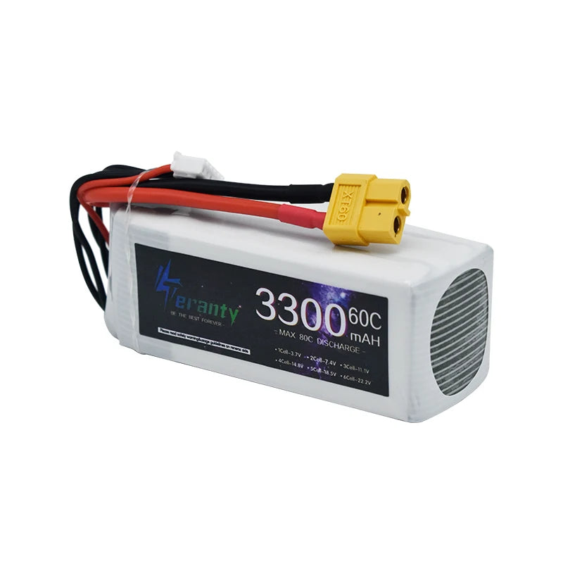 4S 14.8V 3300mAh 60C Lipo Battery with XT30 XT60 T Connector Softcase Lipo Battery for RC Car Truck Airplane FPV UAV Drone