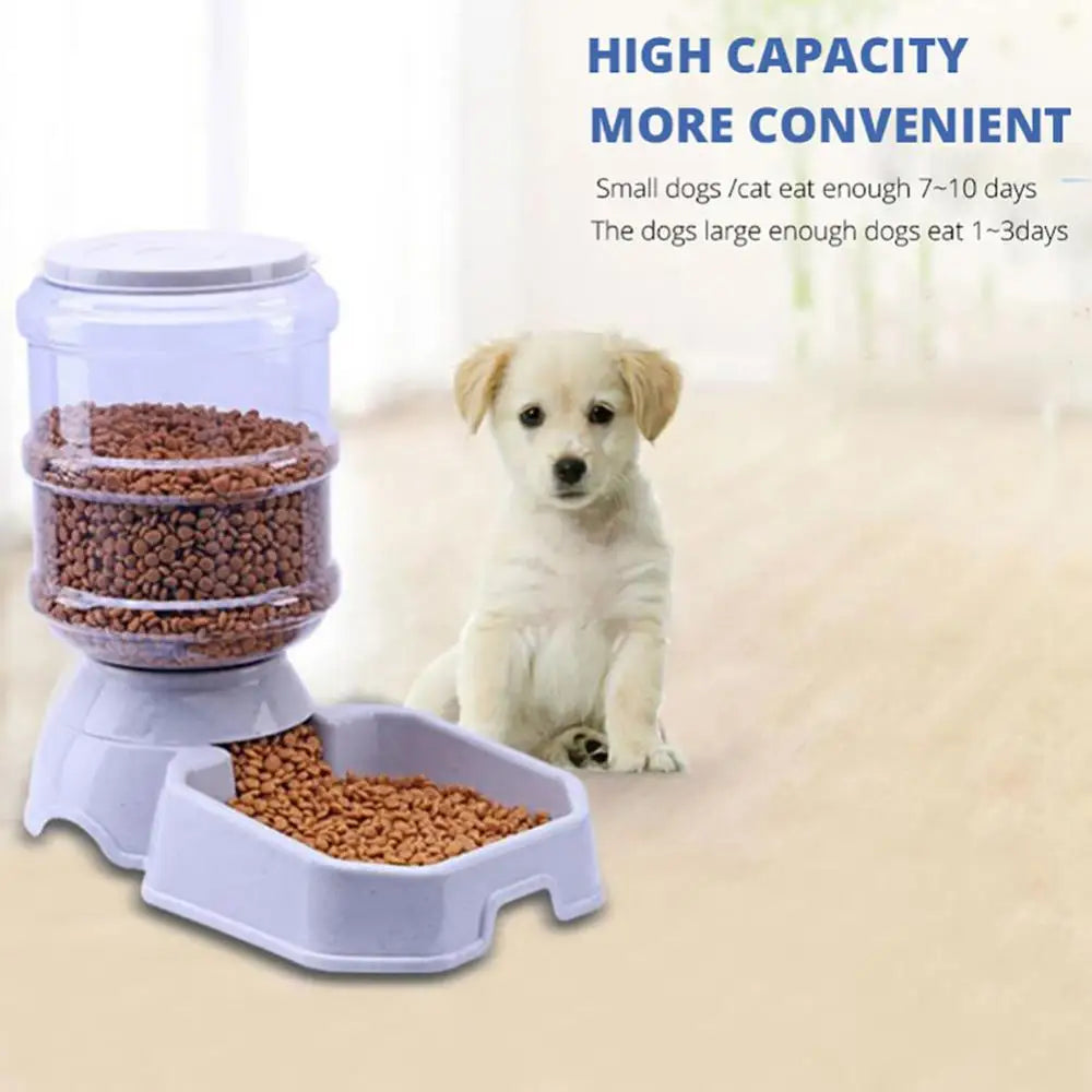 3.8L Pet Automatic Feeder Dog Cat Drinking Bowl For Dog Water Drinking Cat Feeding Large Capacity Dispenser Pet Cat Dog