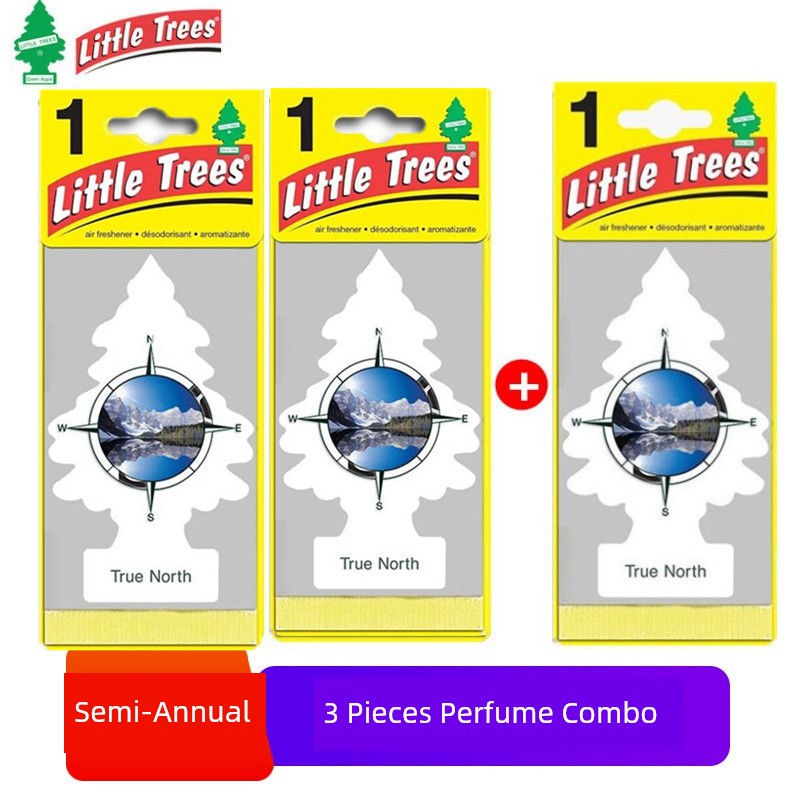 American Small Tree Jasmine Scented Green Tea Car Aromatherapy High-End Car Essential Oil Perfume Pendant Interior Decoration Supplies Car Interior Lasting Suit