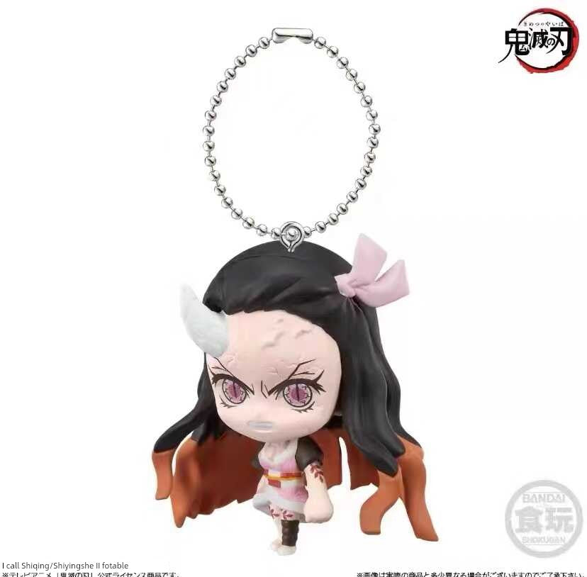 Authentic Bandai Capsule Toy Kimetsu No Yaiba Hanging Pendant Tanjirou My Wife Shan Yi Yi Zhi Zhu Brand New