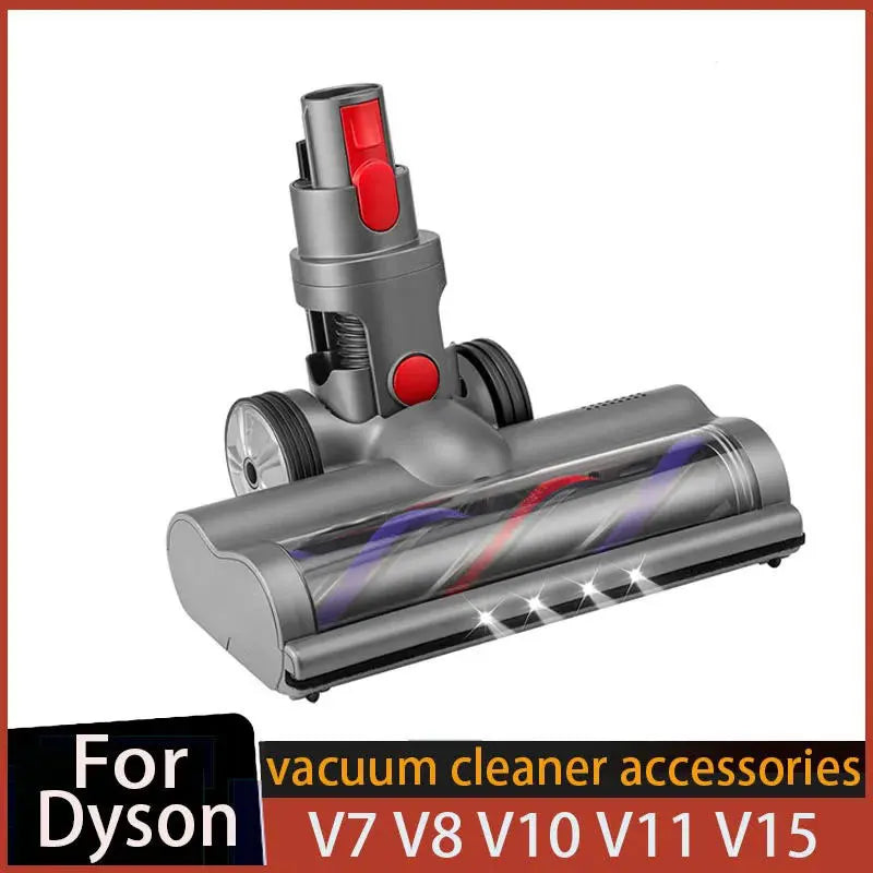 Roller Brush Head Replacement for Dyson V7 V8 V10 V11 V15 Cordless Vacuum Cleaner Quick-Release Motorhead with LED Headlight