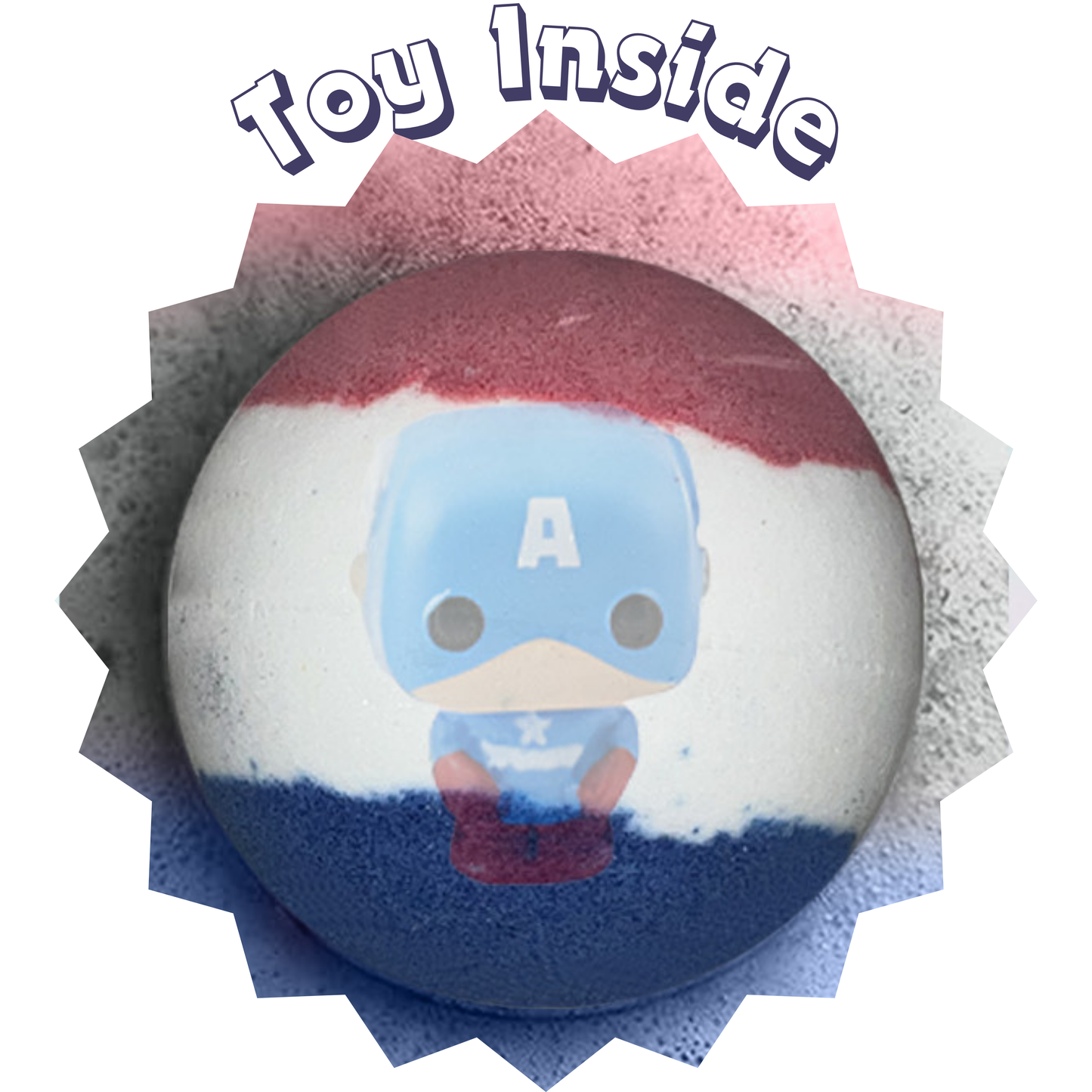 EvolutionUSA Epic Superhero Bath Bombs for Kids, 6pc Super Hero Bath Bombs with Toy Inside Bathbombs, Spiderman Bathbomb with Surprise Inside, Bath Balls for Marvel Lovers, Easter Childrens Bath Bomb
