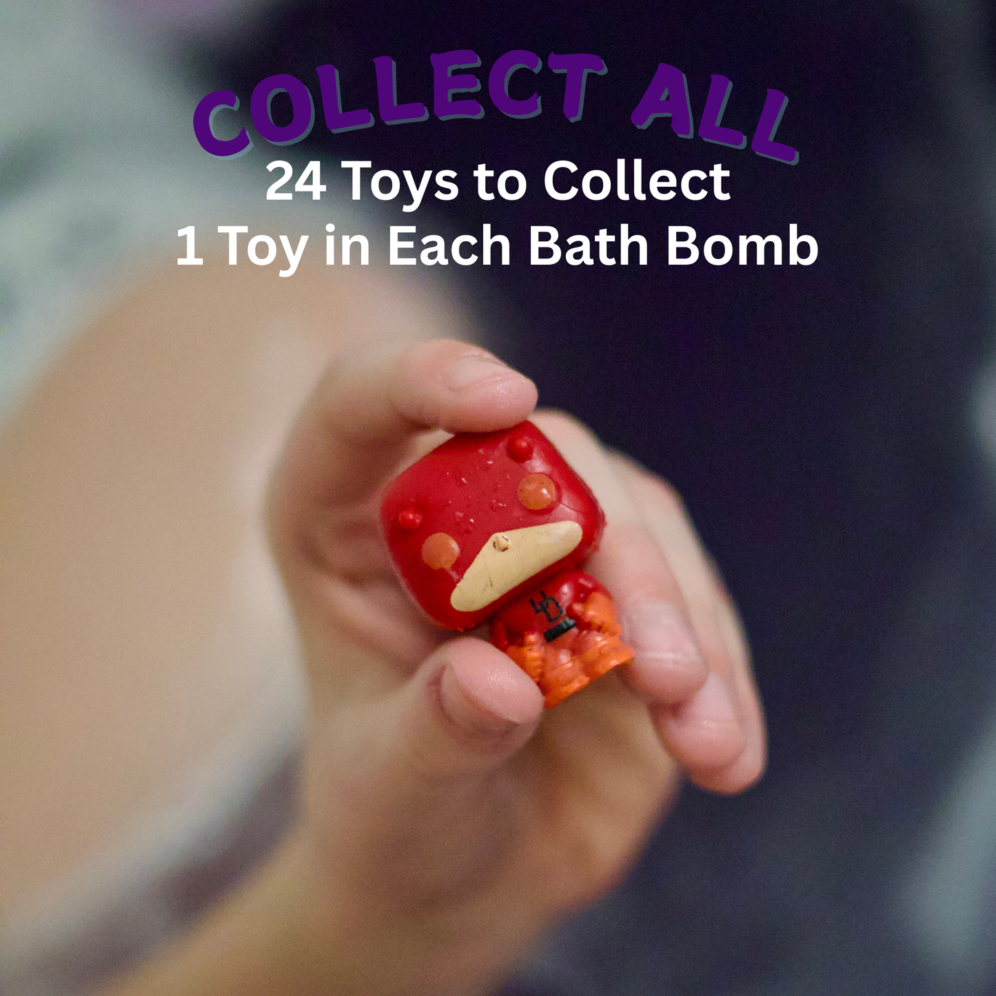 EvolutionUSA 1pc Red Epic Superhero Bath Bombs for Kids, Super Hero Bath Bomb with Toy Inside, Lush Childrens Bathbomb, Organic Bathbomb with Surprise Inside, Fizzy Fun Superhero Bath Ball