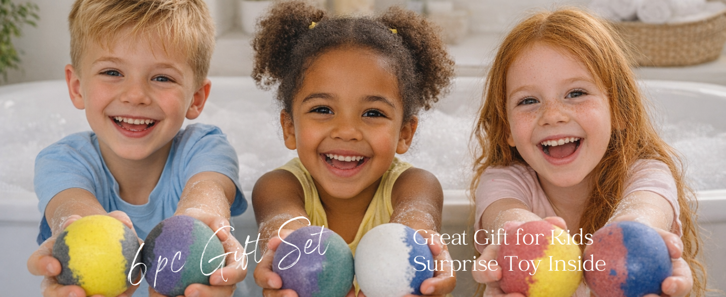 EvolutionUSA Epic Superhero Bath Bombs for Kids, 6pc Super Hero Bath Bombs with Toy Inside Bathbombs, Spiderman Bathbomb with Surprise Inside, Bath Balls for Marvel Lovers, Easter Childrens Bath Bomb