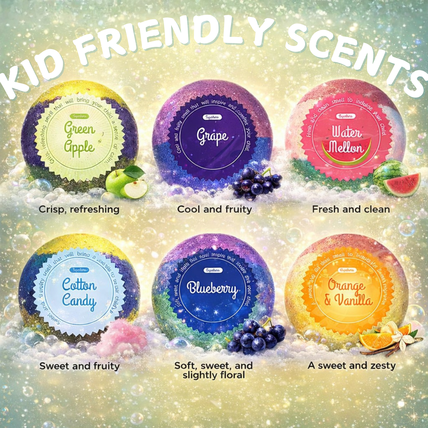 EvolutionUSA Epic Superhero Bath Bombs for Kids, 6pc Super Hero Bath Bombs with Toy Inside Bathbombs, Spiderman Bathbomb with Surprise Inside, Bath Balls for Marvel Lovers, Easter Childrens Bath Bomb
