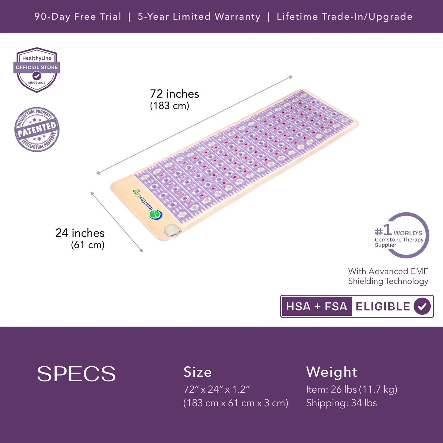 TAJ Series | PEMF Far Infrared Heating Mats