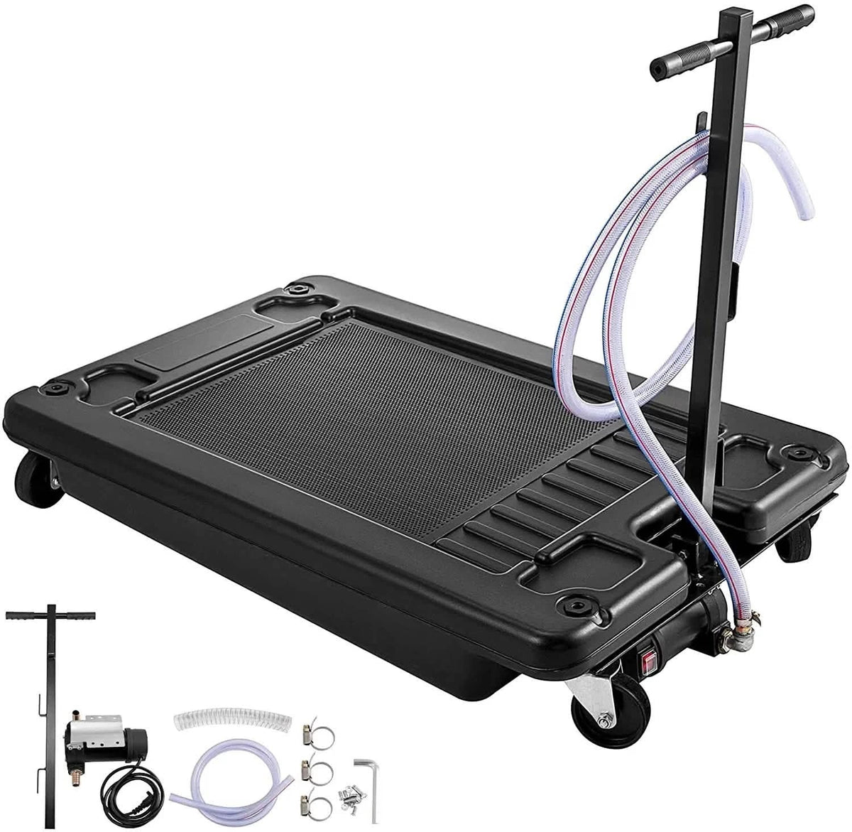 17 Gallon Low Profile Oil Drain with Electric Pump