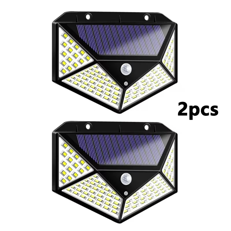 1/2/4Pcs Intelligent Light Controlled LED Solar Lights Waterproof Human Body Sensing Street Light for Outdoor Garden Lighting