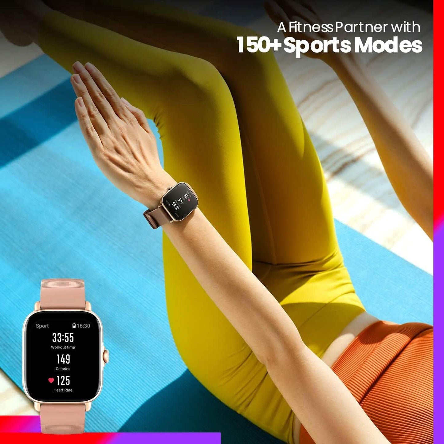 Amazfit GTS 3 Smart Watch for Android iPhone, Alexa Built-In  (Refurbished)