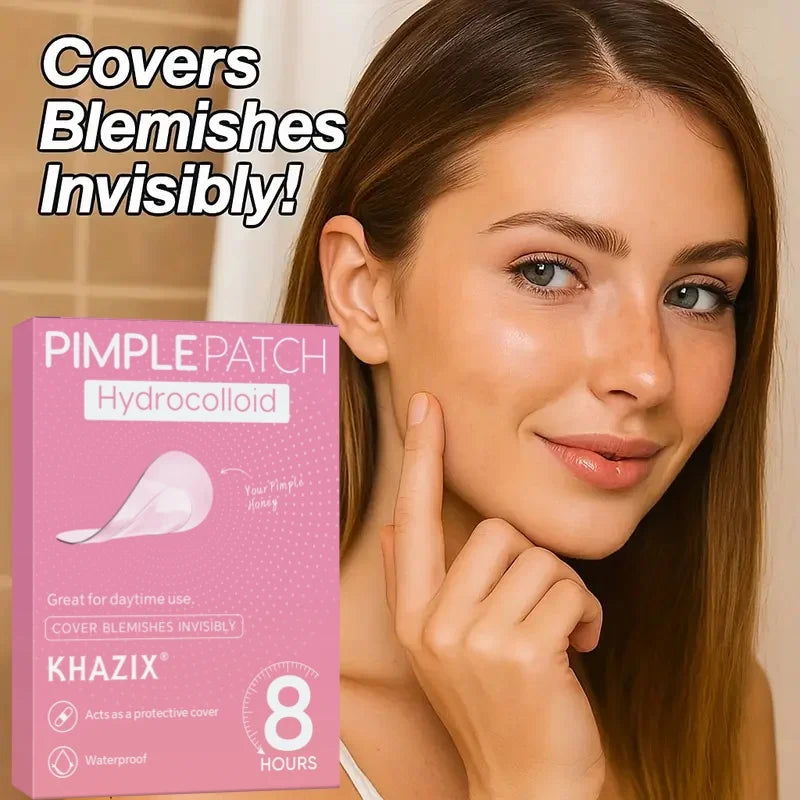 Overnight Micro-Dart Acne Patches - Dissolve Blemishes While You Sleep with Invisible Hydrocolloid Technology for AM Clear Skin.