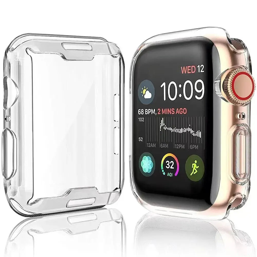 Screen Protector for Apple Watch 46mm 49mm 41mm 44MM 40MM 38 42mm TPU Bumper Cover Accessories iWatch Series Ultra 10 9 8 7 SE 6