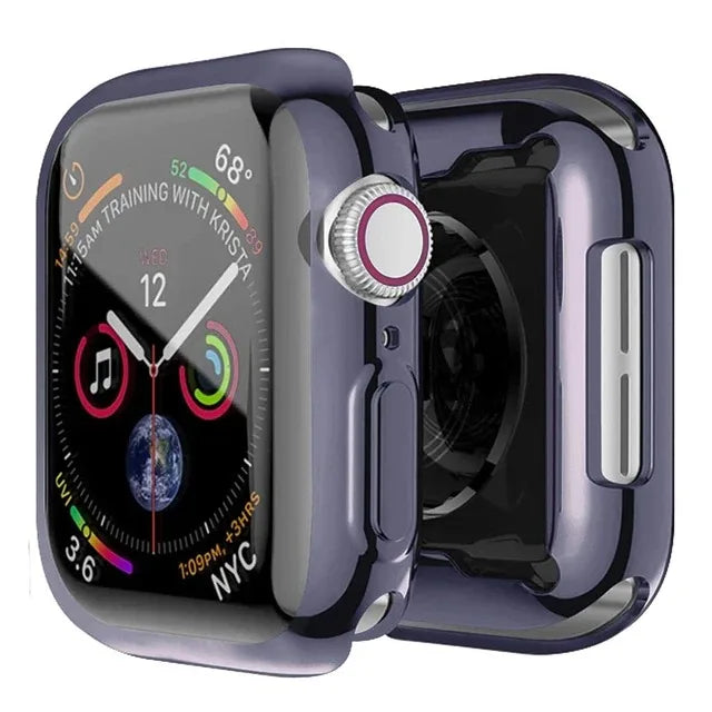 Screen Protector for Apple Watch 46mm 49mm 41mm 44MM 40MM 38 42mm TPU Bumper Cover Accessories iWatch Series Ultra 10 9 8 7 SE 6