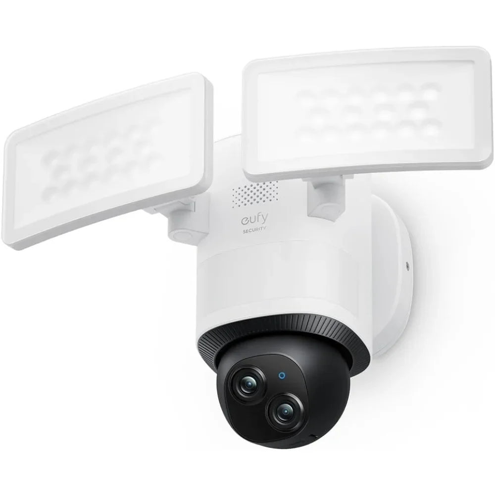 Floodlight Camera E340 Wired, Security Camera Outdoor, 360° Pan & Tilt, 24/7 Recording, 2.4G/5G Wi-Fi, 2000 LM