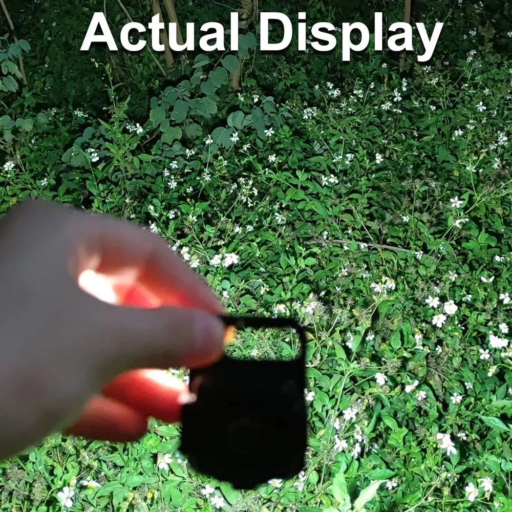 1pc COB Keychain Work Light, Flashlight With 4 Lighting Modes, Keychain Light Emergency Light Mini Flashlight With Magnetic Base