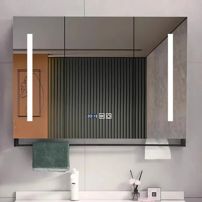 Toilet Display Bath Mirrors Cabinet Washbasin   room Vanity Makeup Storage Organizer Gabinete Furniture YX50BC