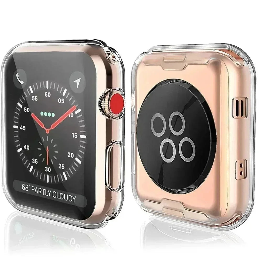 Screen Protector for Apple Watch 46mm 49mm 41mm 44MM 40MM 38 42mm TPU Bumper Cover Accessories iWatch Series Ultra 10 9 8 7 SE 6