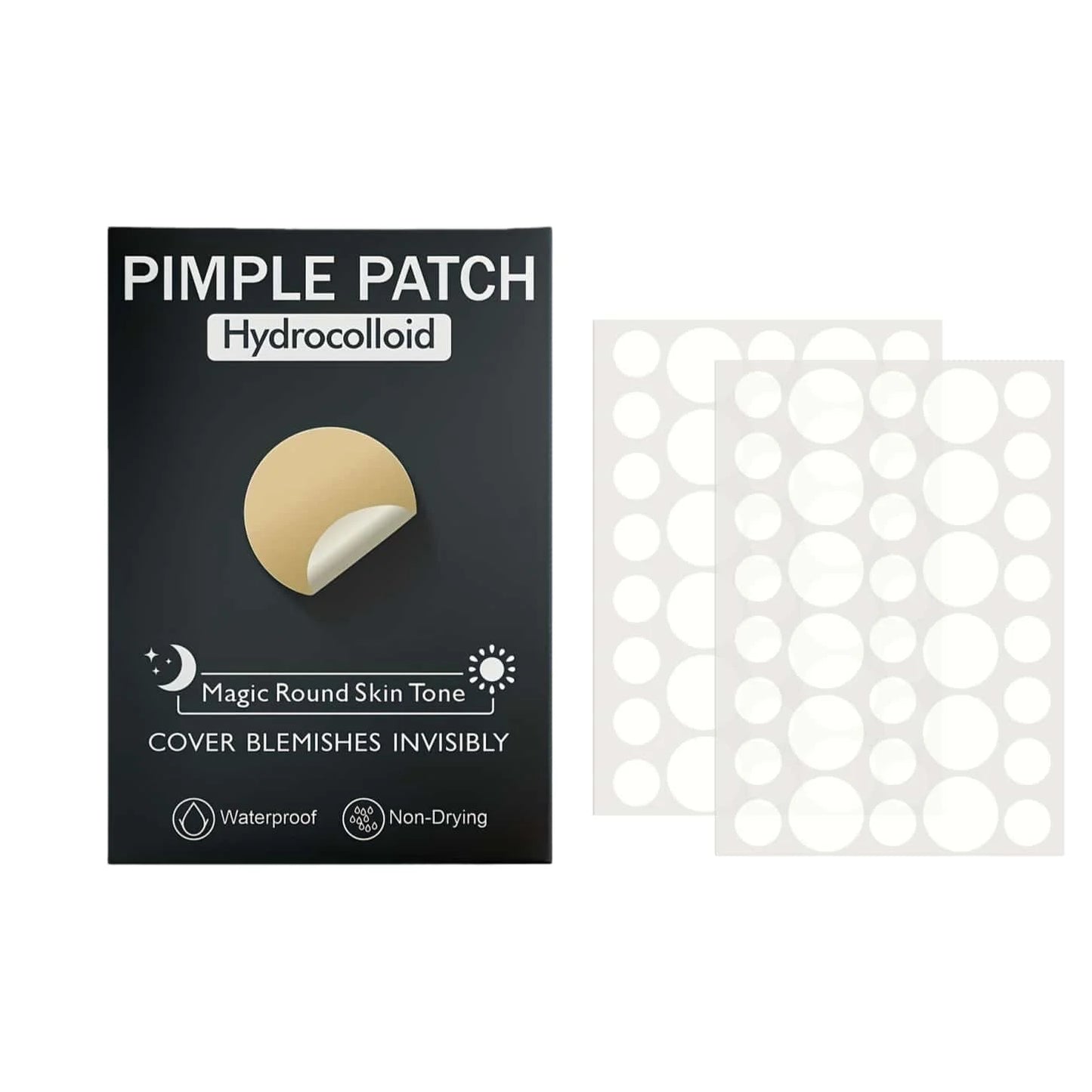 36 /360Patches Acne Treatment Patch, Absorbs Pimple And Acne, Hydrocolloid Acne Pimple Patch For Covering Zits And Blemishes.