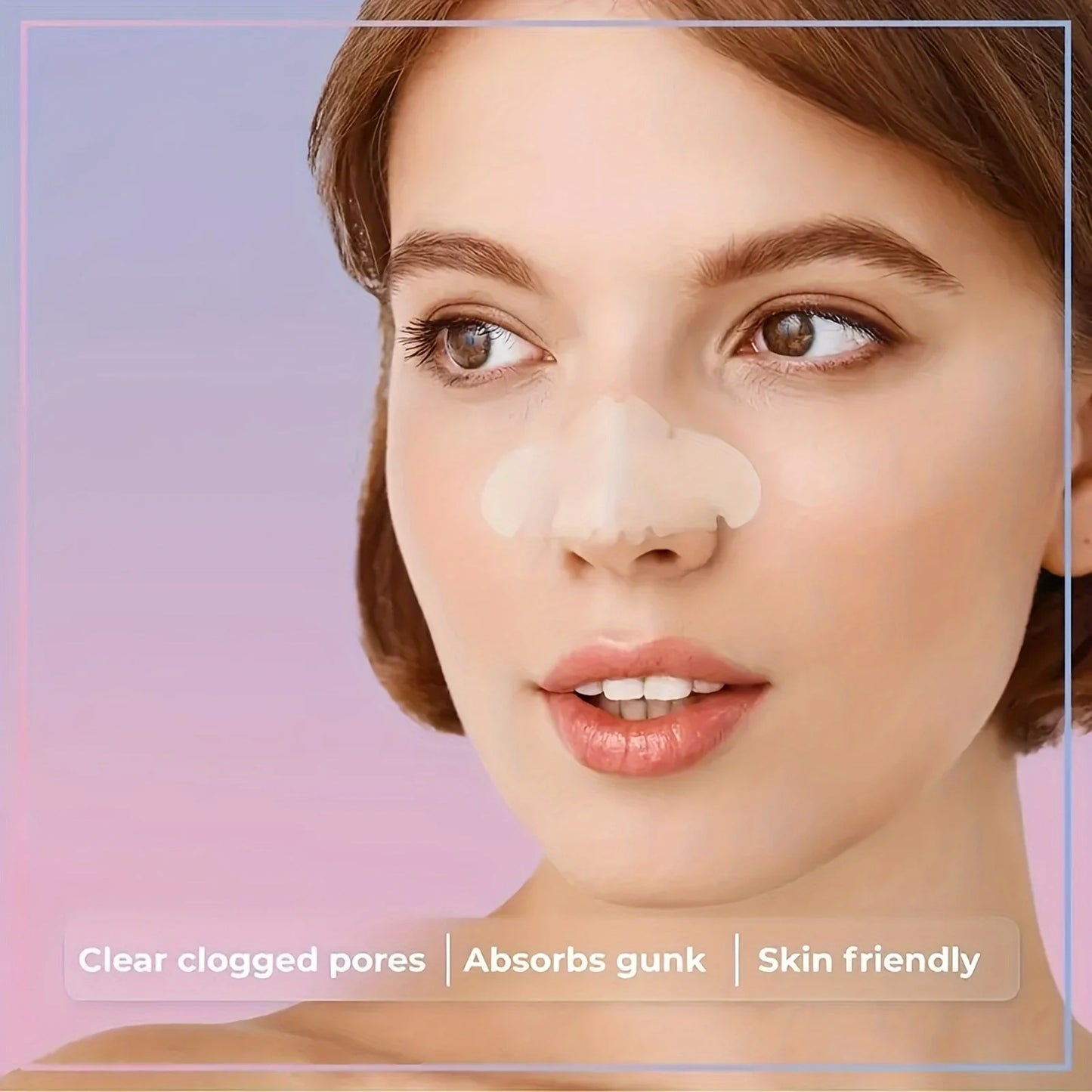 1 pcs Nose sticker, mild and non-irritating acne sticker, covering acne flaws, waterproof and breathable.