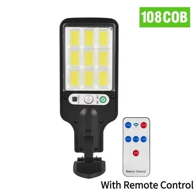 Garage Door Street Lights Outdoor Wireless Induction Solar Wall Lamp Motion Sensor with 3 Lighting Modes Garden Patio Path Yard