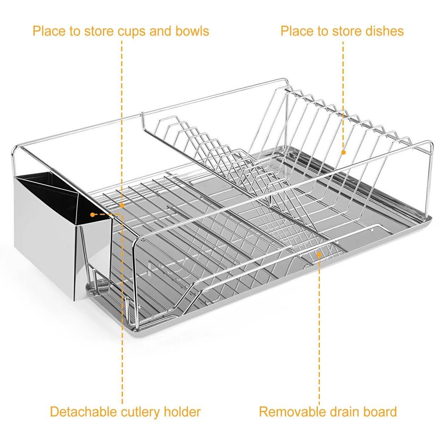 Dish Drying Rack Stainless Steel
