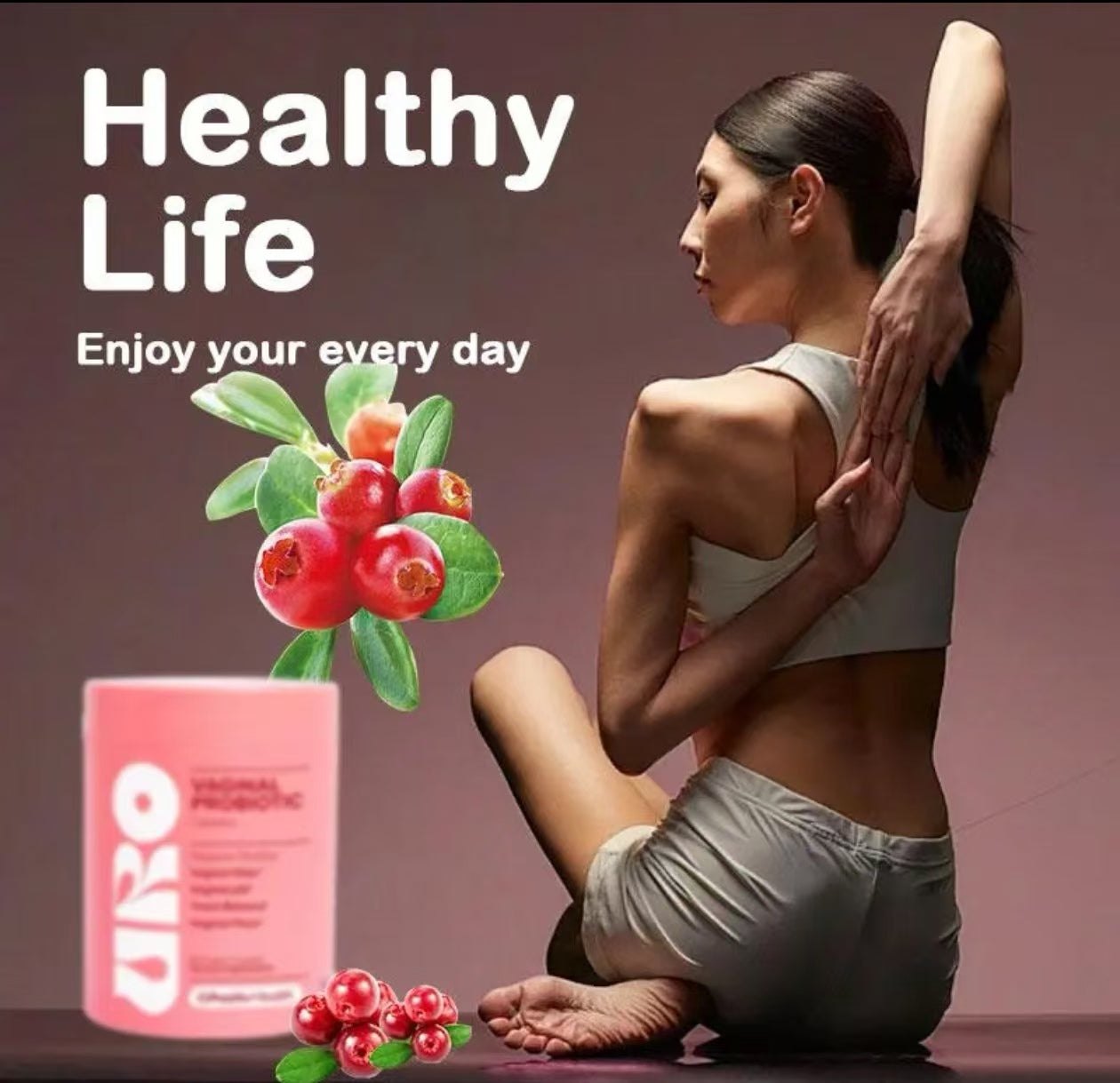 URO Vaginal Probiotics for Women pH Balance with Prebiotics & Lactobacillus Probiotic Blend - Women's Vaginal Health Supplement - Promote Healthy Vaginal Odor & Vaginal Flora, 60 Count (Pack of 1)