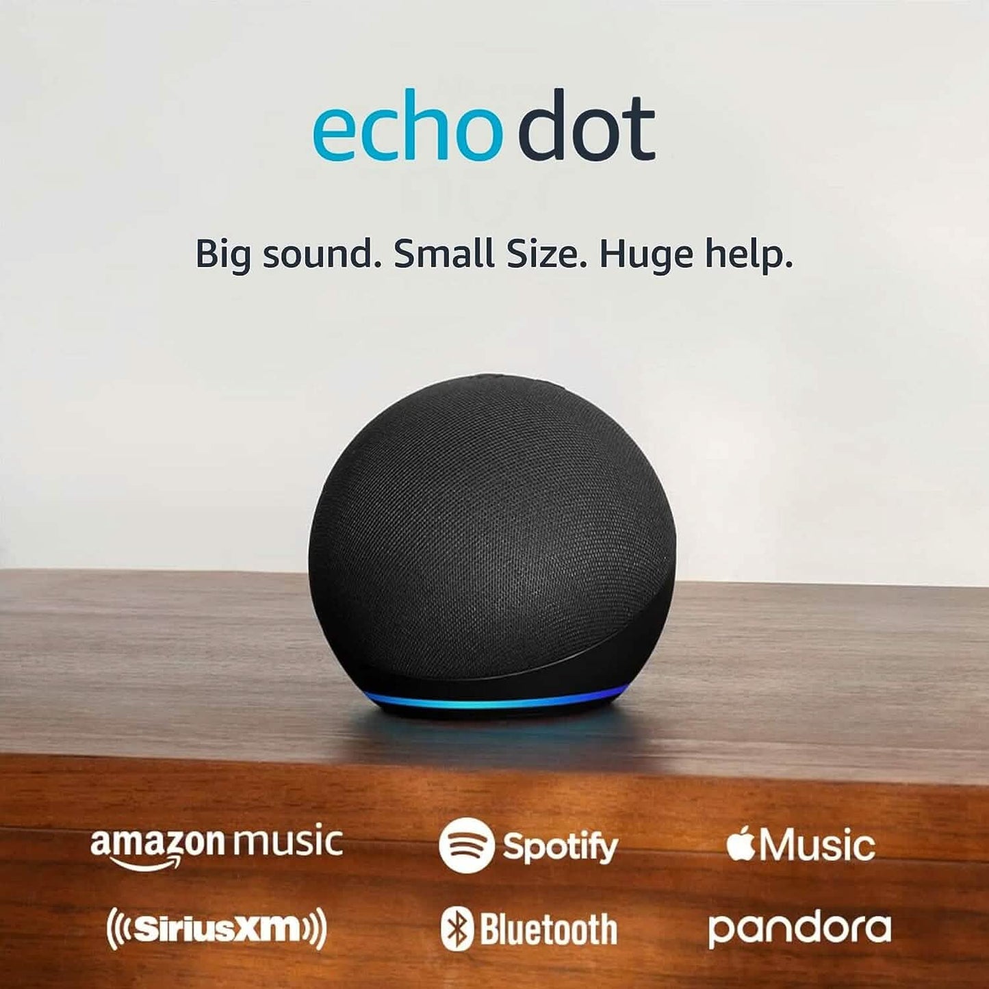 Echo Dot (5th Gen, 2022 Release) With Bigger Vibrant Sound, Helpful Routines and Alexa (Refurbished)