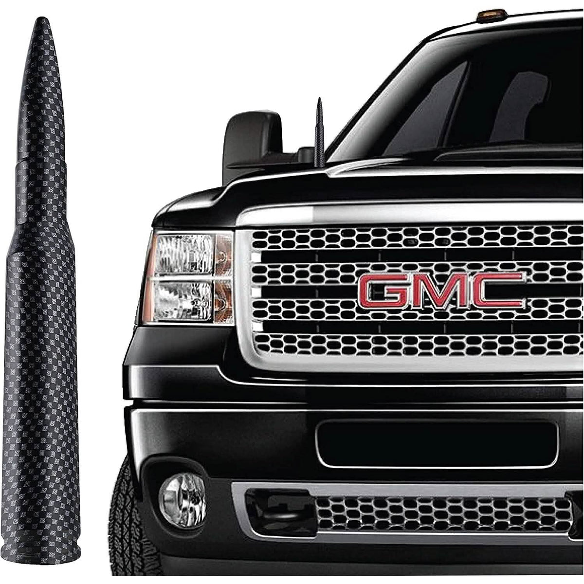 EcoAuto Badass Bullet Antenna Replacement Fits All Chevy & GMC Truck