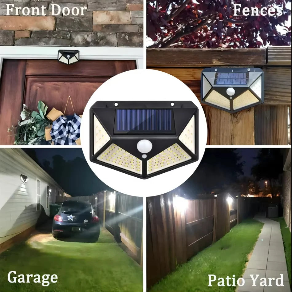 1/2/4Pcs Intelligent Light Controlled LED Solar Lights Waterproof Human Body Sensing Street Light for Outdoor Garden Lighting
