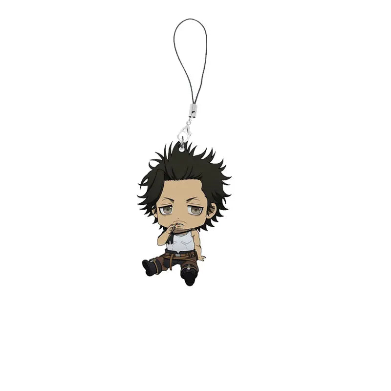 Anime Black Clover Phone Charm Keychain Acrylic Black Clover Small Mobile Phone Chain Key Rin Accessories Fans Gifts