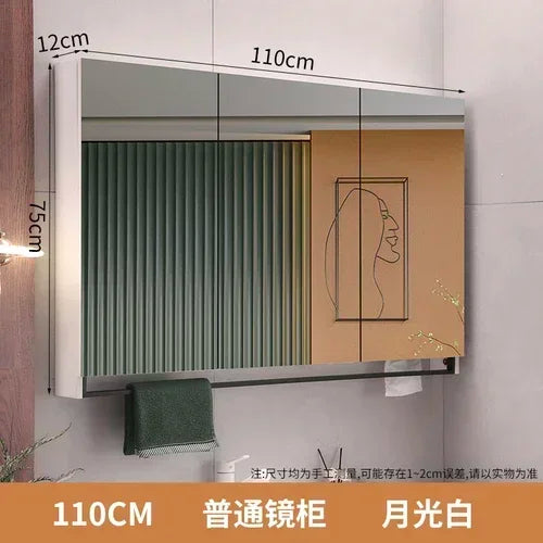 Toilet Display Bath Mirrors Cabinet Washbasin   room Vanity Makeup Storage Organizer Gabinete Furniture YX50BC