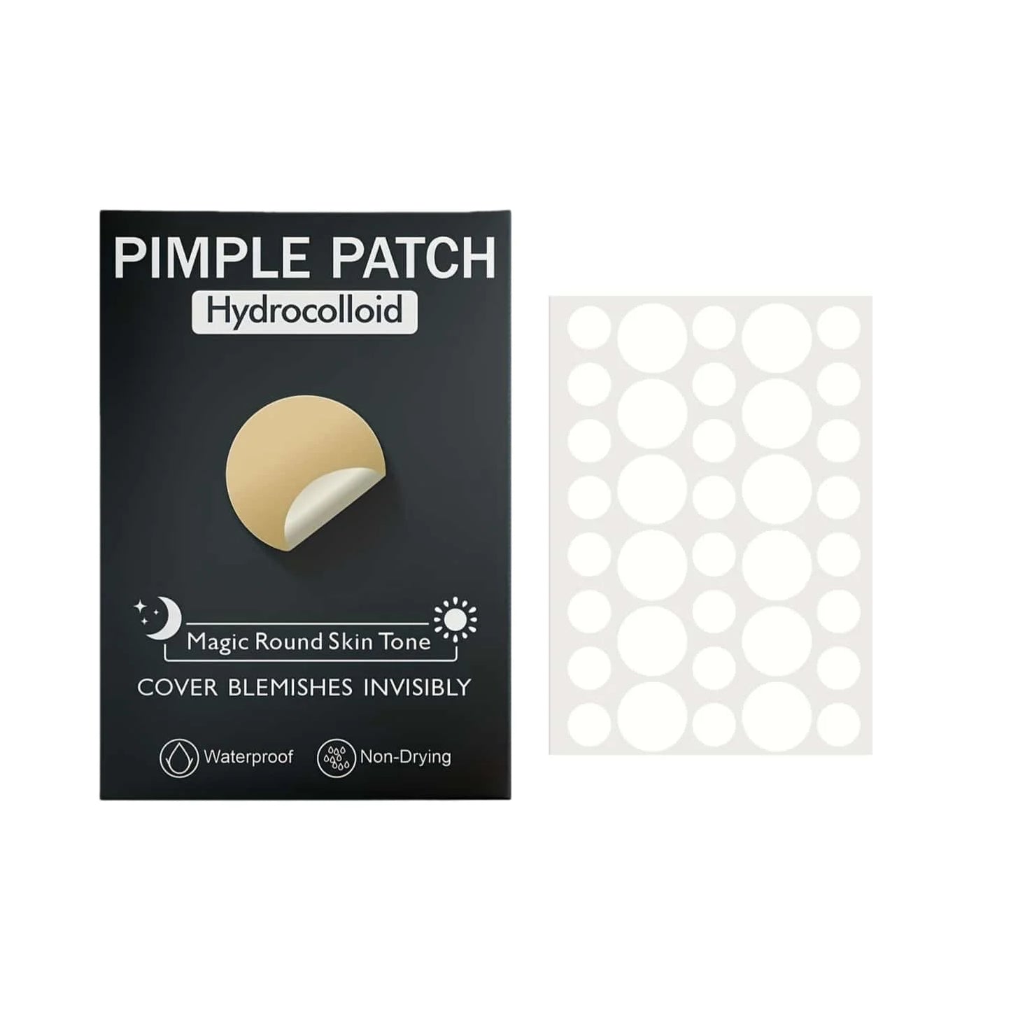 36 /360Patches Acne Treatment Patch, Absorbs Pimple And Acne, Hydrocolloid Acne Pimple Patch For Covering Zits And Blemishes.