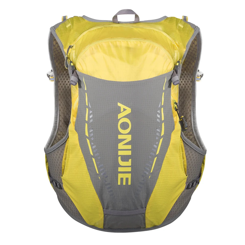 AONIJIE C9103 Ultra Vest 10L Hydration Backpack Pack Bag Free Water Bladder Flask Trail Running Marathon Race Hiking SM ML LXL