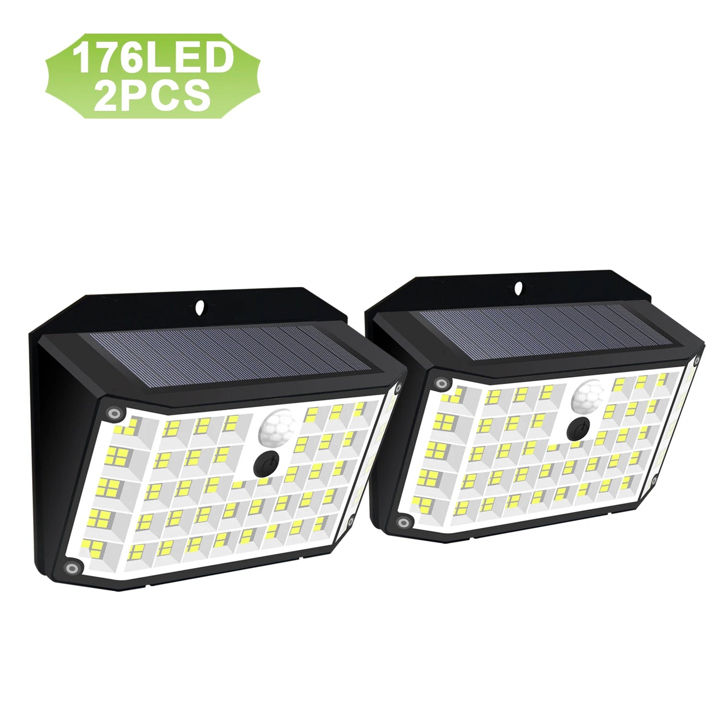 Outdoor Solar Motion Sensor Lights 468/528 LED Waterproof Solar Security Wall Lights for Garden Patio Pool Yard Fence Driveway