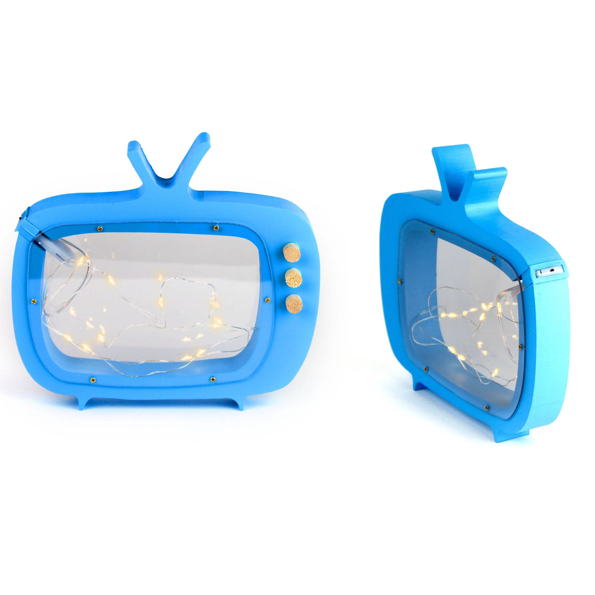 Hearth & Haven Decorative Wooden Table Night Light for Kids